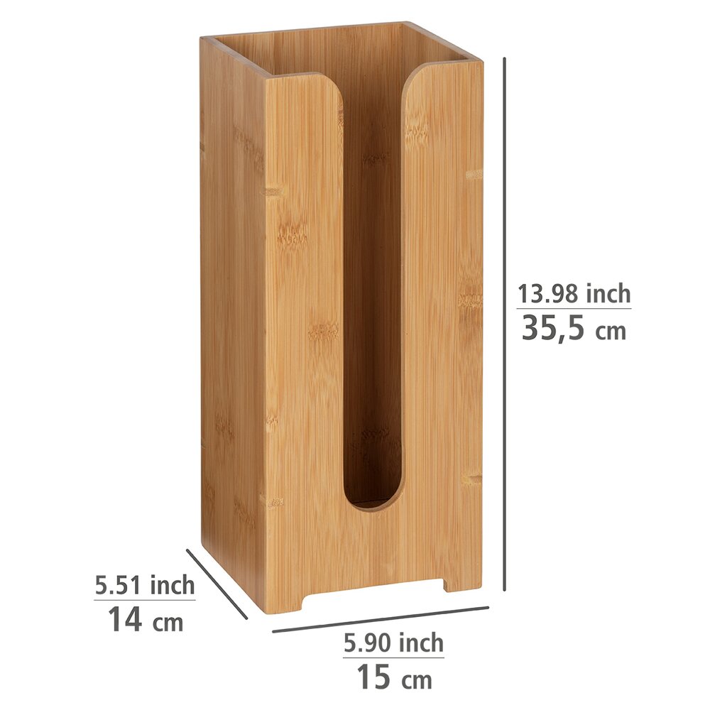 Porte-rouleau de papier toilette Mod. Bambusa  en bambou