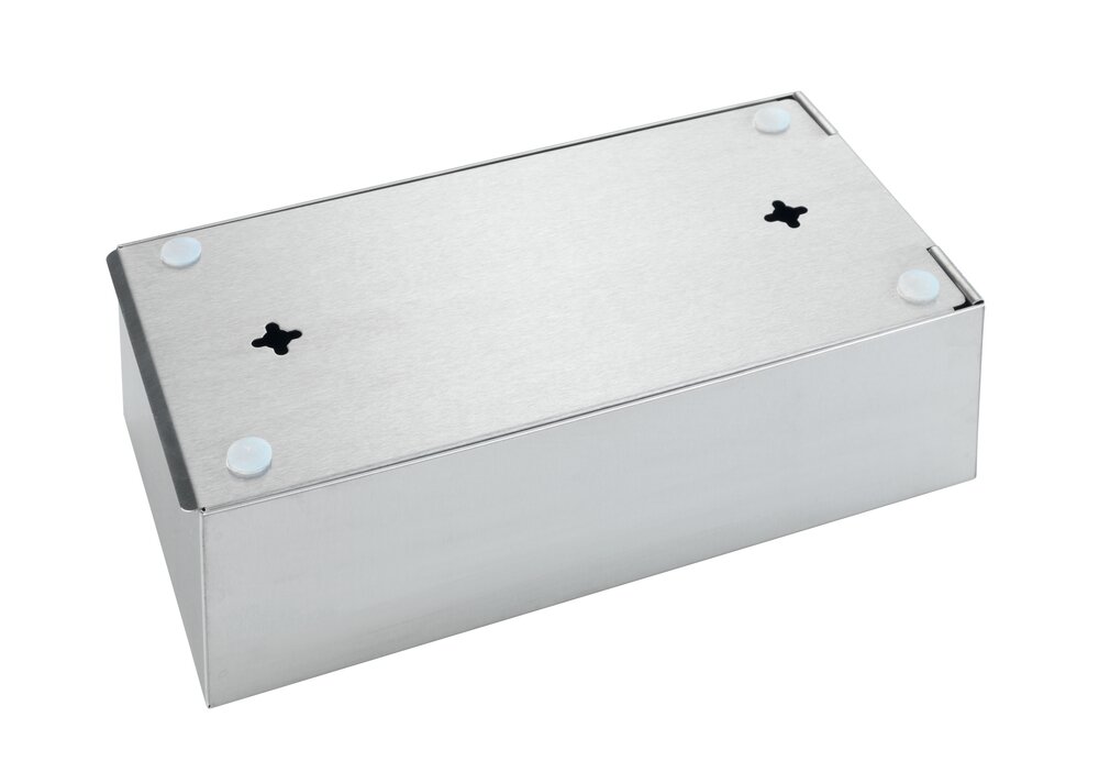 Boîte pour lingettes cosmétiques  acier inox