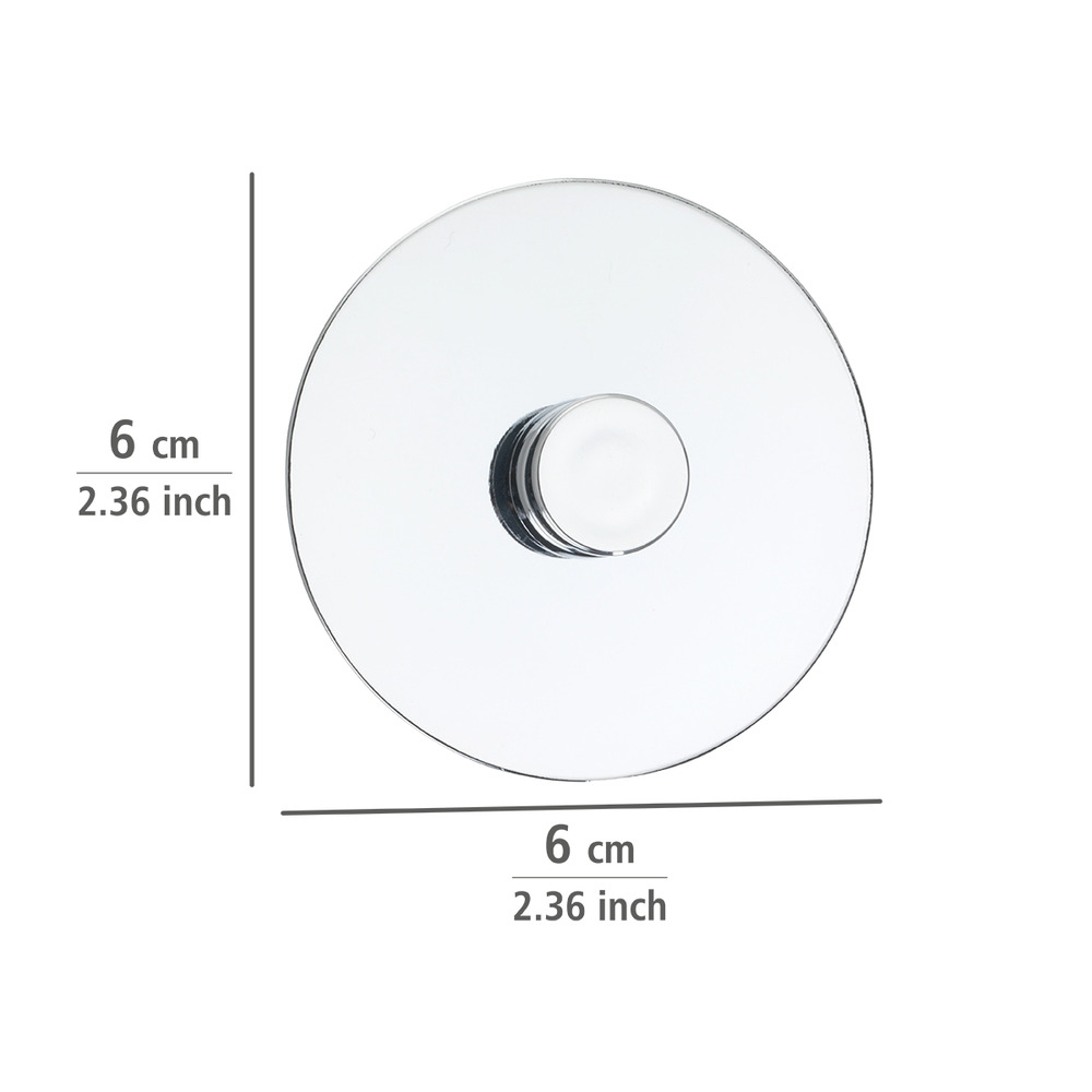 Turbo-Loc® Adapter Uno Chrom, 2er Set  Befestigen ohne bohren