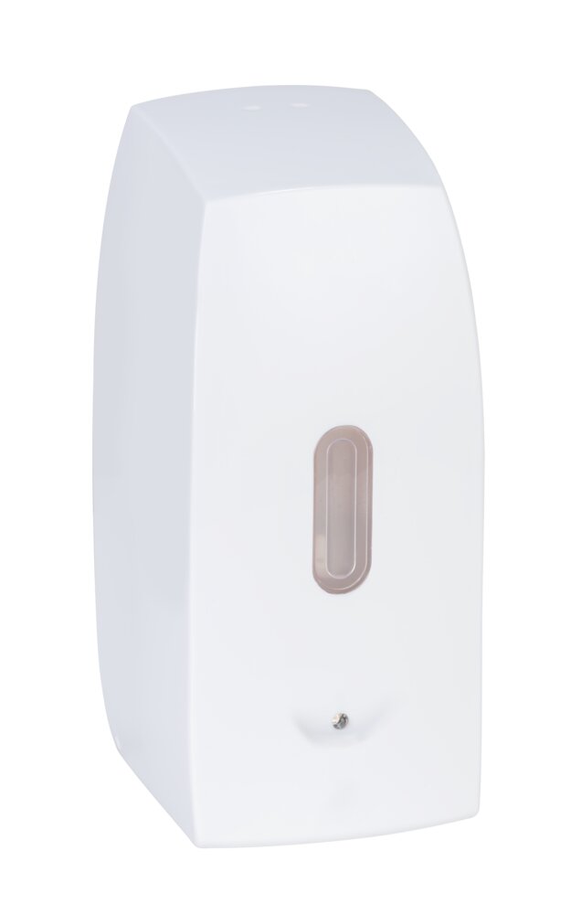 Seifenspender Mod. Tirano, weiß, Kunststoff, 0.5L, 10x20.5x9.5 cm  mit Infrarot-Sensor, tropffrei