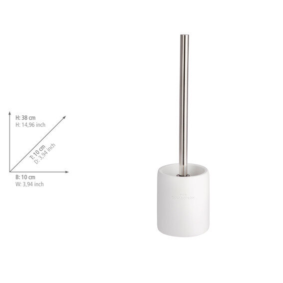 Brosse WC The Collection blanc  polyrésine