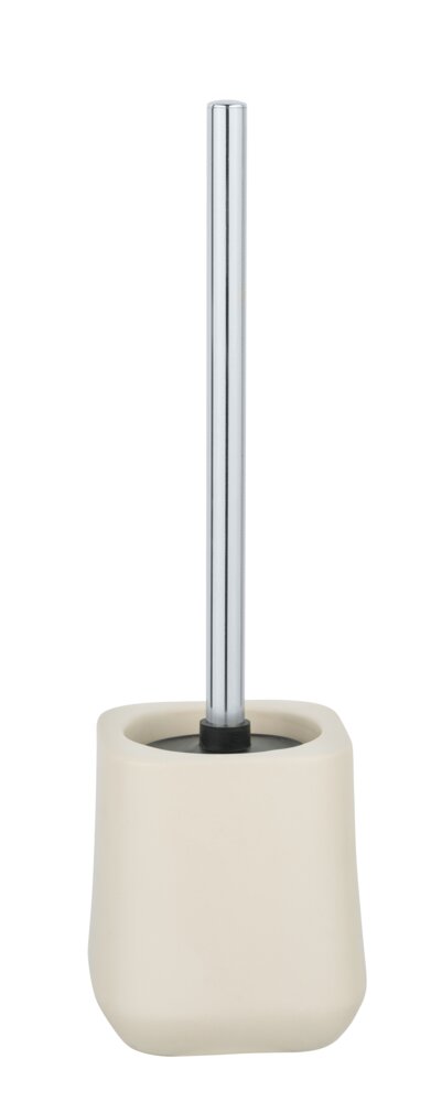 Garniture WC en céramique Adine, Ecru  avec couvercle en plastique