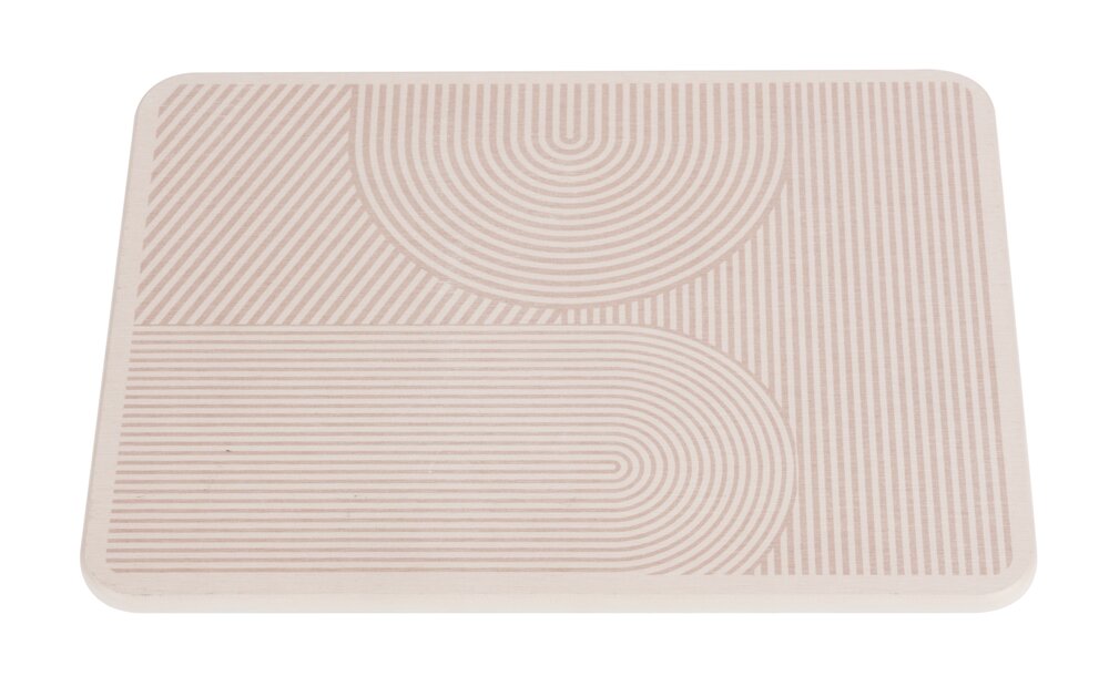 Draineermat Mod. Damon, beige, diatomiet, 40x30 cm