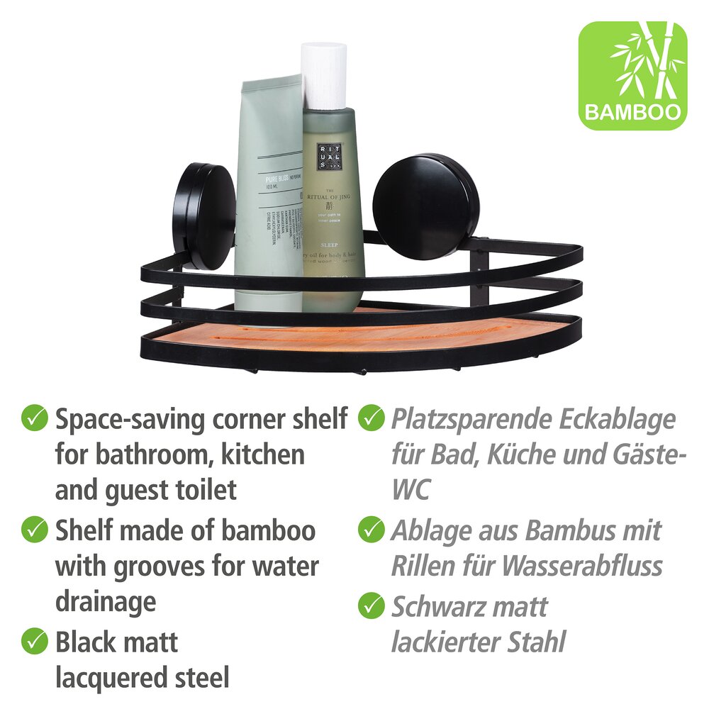 Static-Loc® Eckablage Mod. Alba  Badezimmerablage
