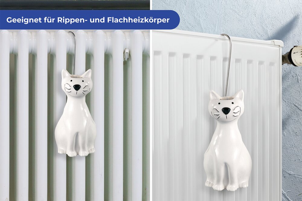 Luftbefeuchter Mod. Katze, 2er Set  Füllmenge 300 ml