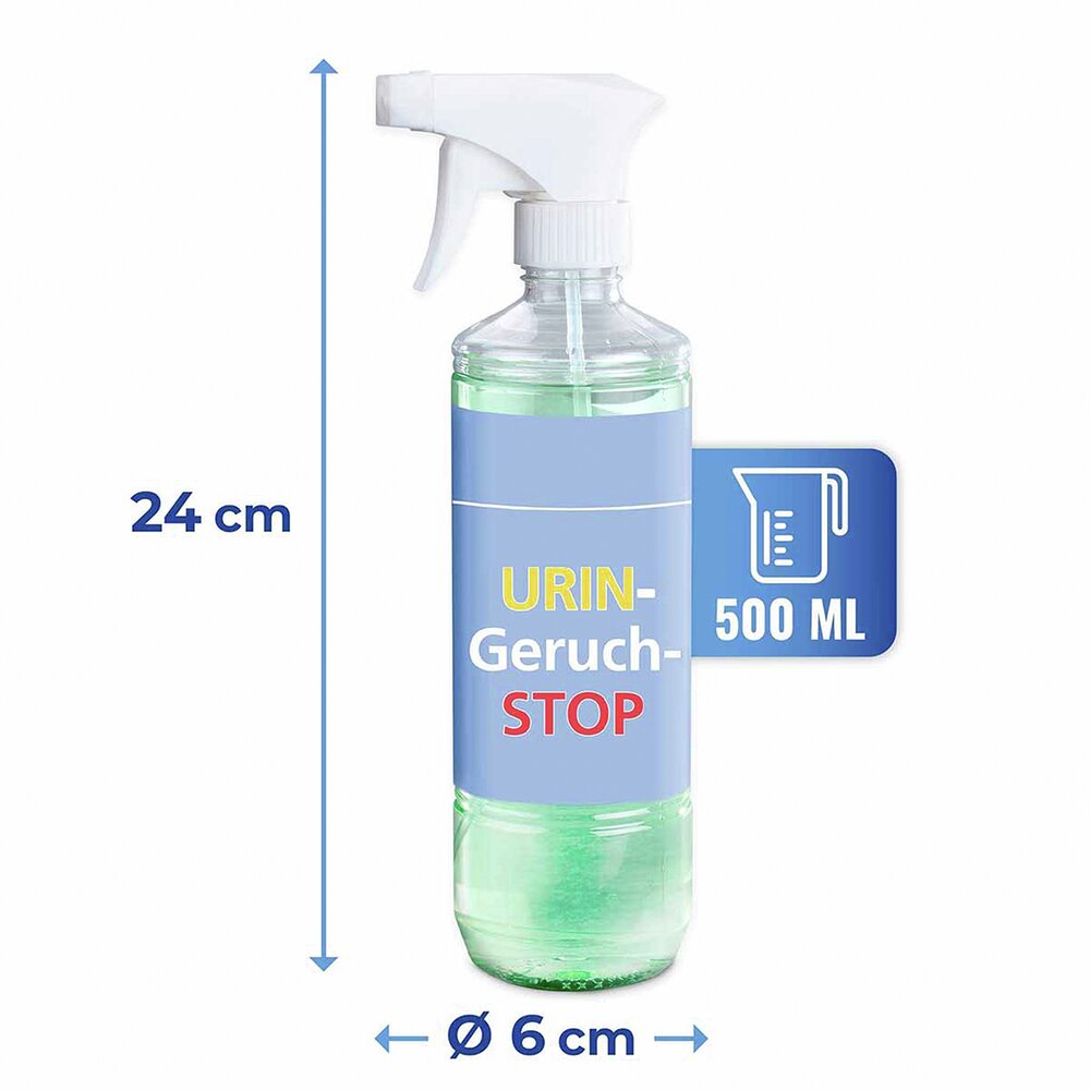Urin-Geruch-Stopp Mensch, 2er Set   2 x 500 ml Geruchsentferner