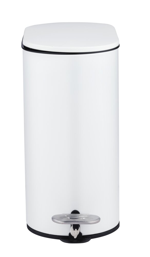 Pedaalemmer Mod. Collungo, wit, staal/kunststof, 5L, Easy-Close