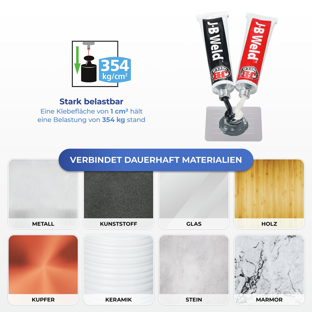 JB Weld 2-Komponenten-Epoxidharz-Kleber  klebt dauerhaft alles, superfest