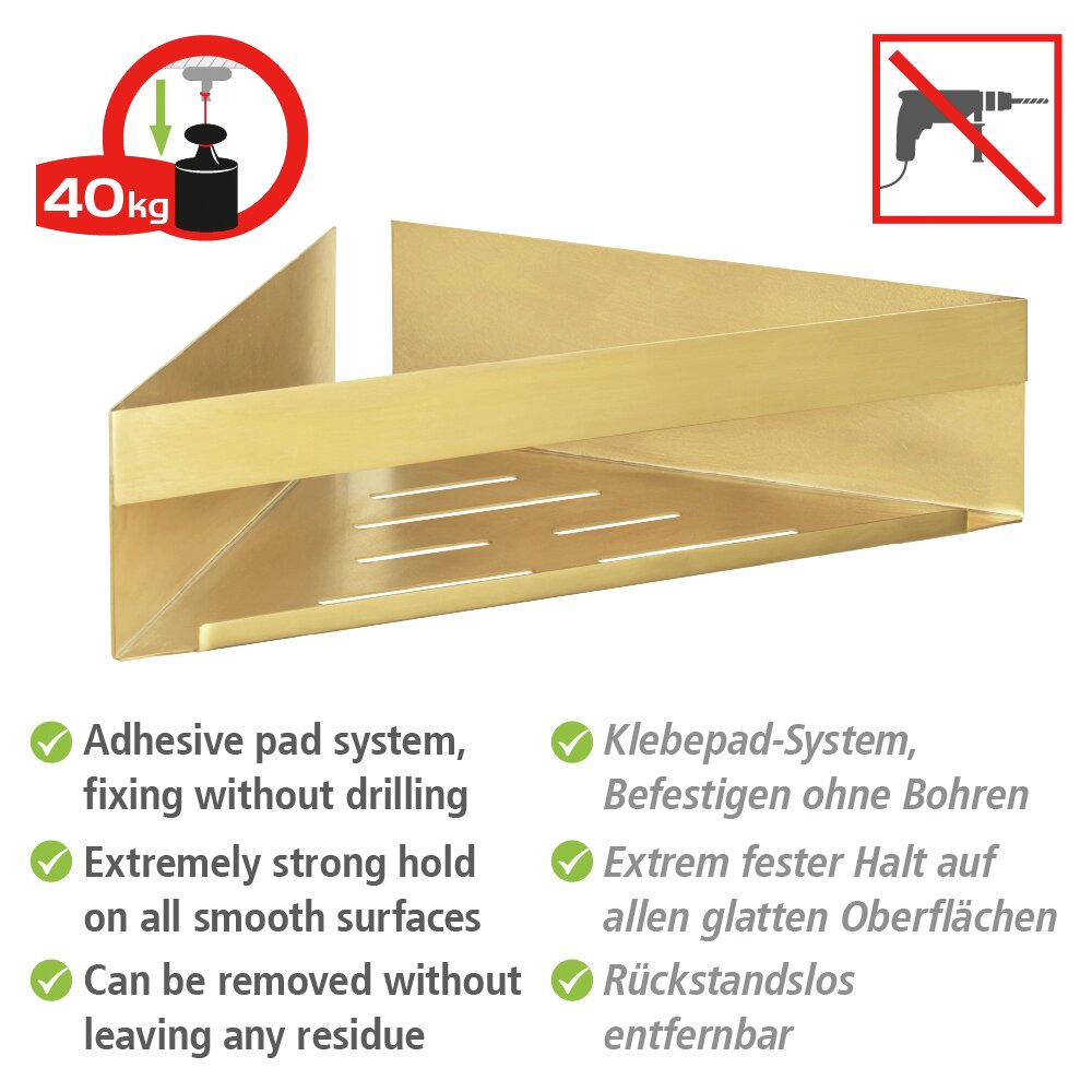 Turbo-Loc® hoekplank Genova Gold Matt