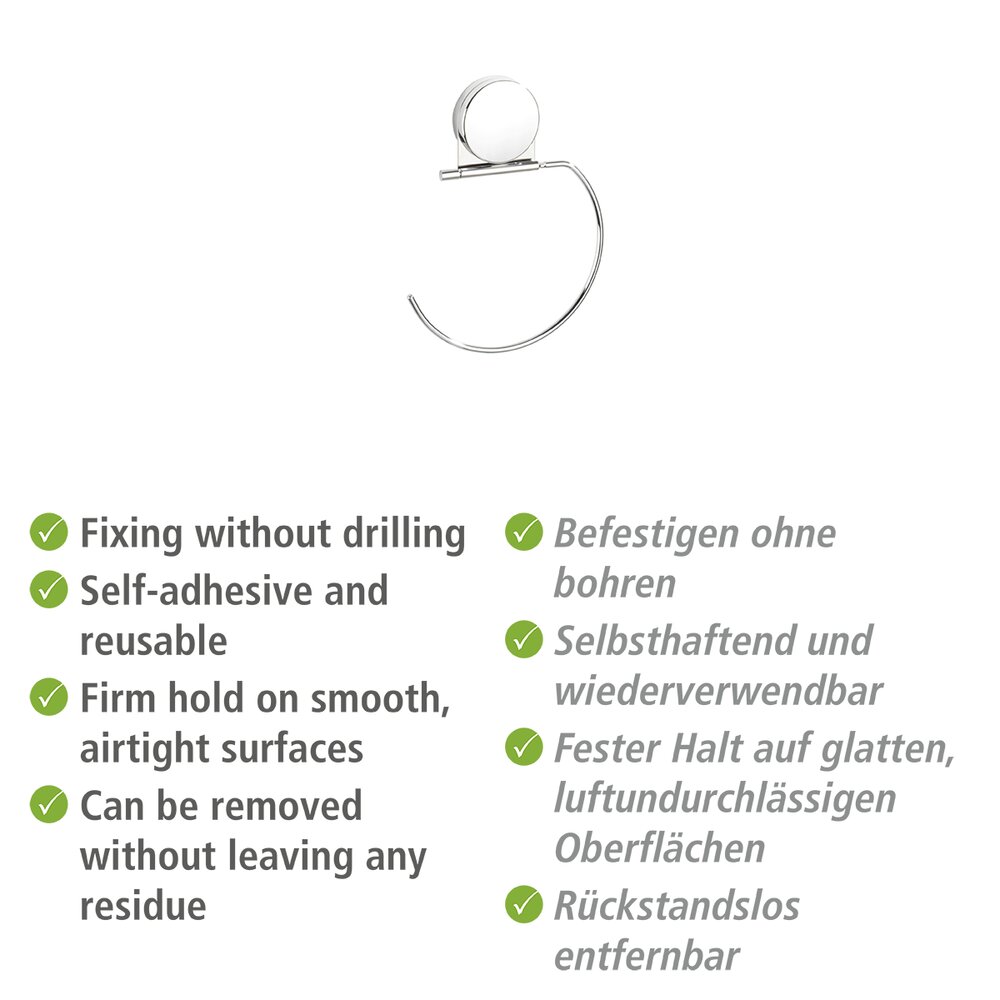 Static-Loc® Plus Handtuchring Osimo  Handtuchhalter, Befestigen ohne bohren