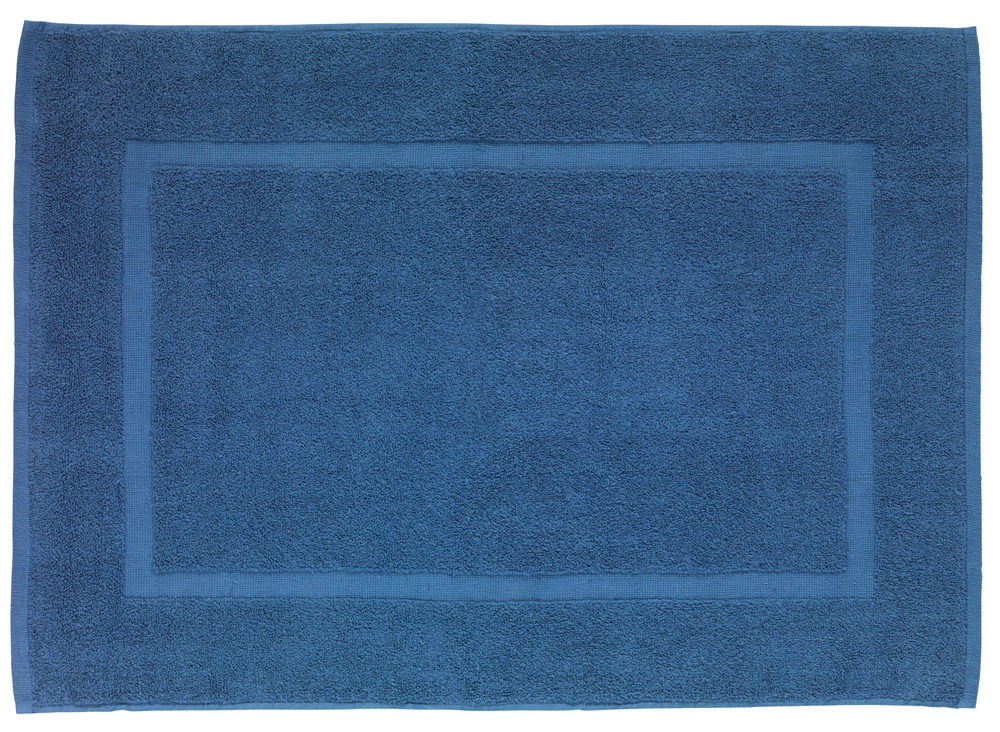 Frottier Duschvorleger Mod. Paradise Slate Blue  Badematte, 50 x 70 cm, Schiefer-Blau