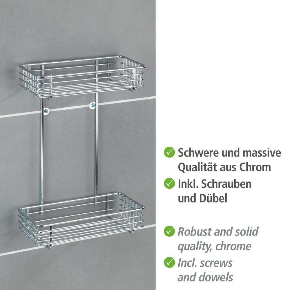 Universalregal Mod. Milano 2 Etagen  Chrom
