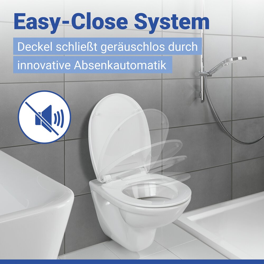 WC-Sitz Mod. Mascali  Toilettensitz mit Absenkautomatik und Relief-Druck
