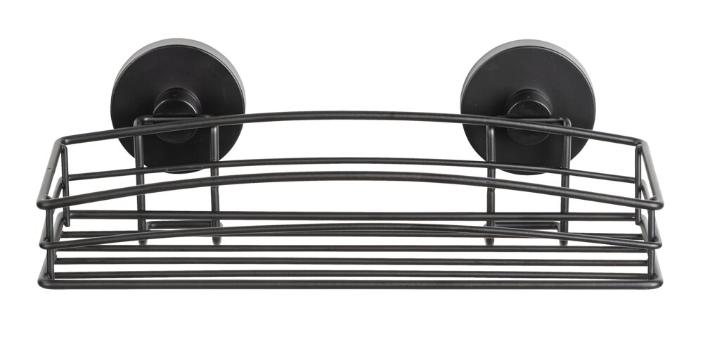 Mod. Vacuum-Loc® Wandablage Schwarz  Wandablage, Befestigen ohne bohren