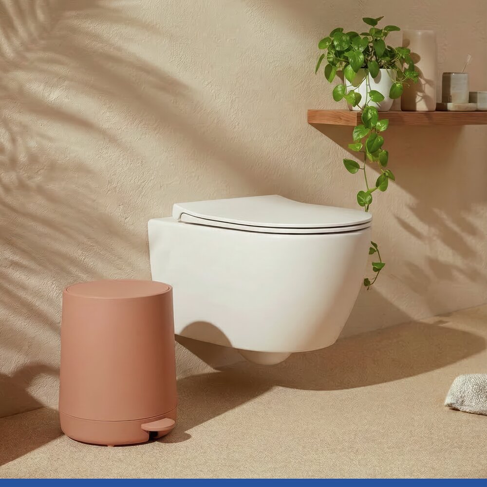 Kosmetik Treteimer Mod. Fablo Braun  mit Soft-Touch-Beschichtung, 5 L