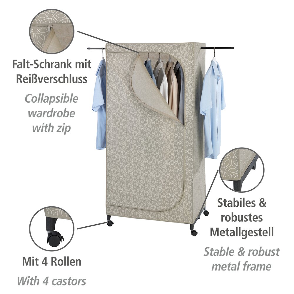 67 Armoire à vêtements Armoire de rangement portable pour vêtements 12 étagères 4 poches 67 Armoire à vêtements Armoire de rangement portable pour vêtements 12 étagères 4 poches