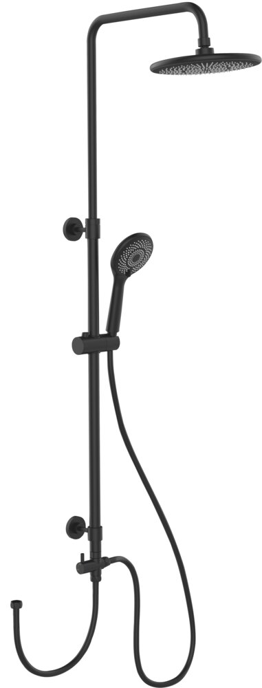 Douchesysteem Watersaving Black