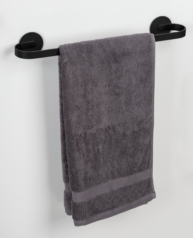 Turbo-Loc® Badhanddoekrek Uno Bivio Zwart mat, 40 cm
