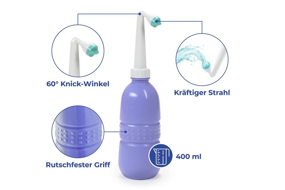 Mobiles Bidet  400 ml Fassungsvermögen