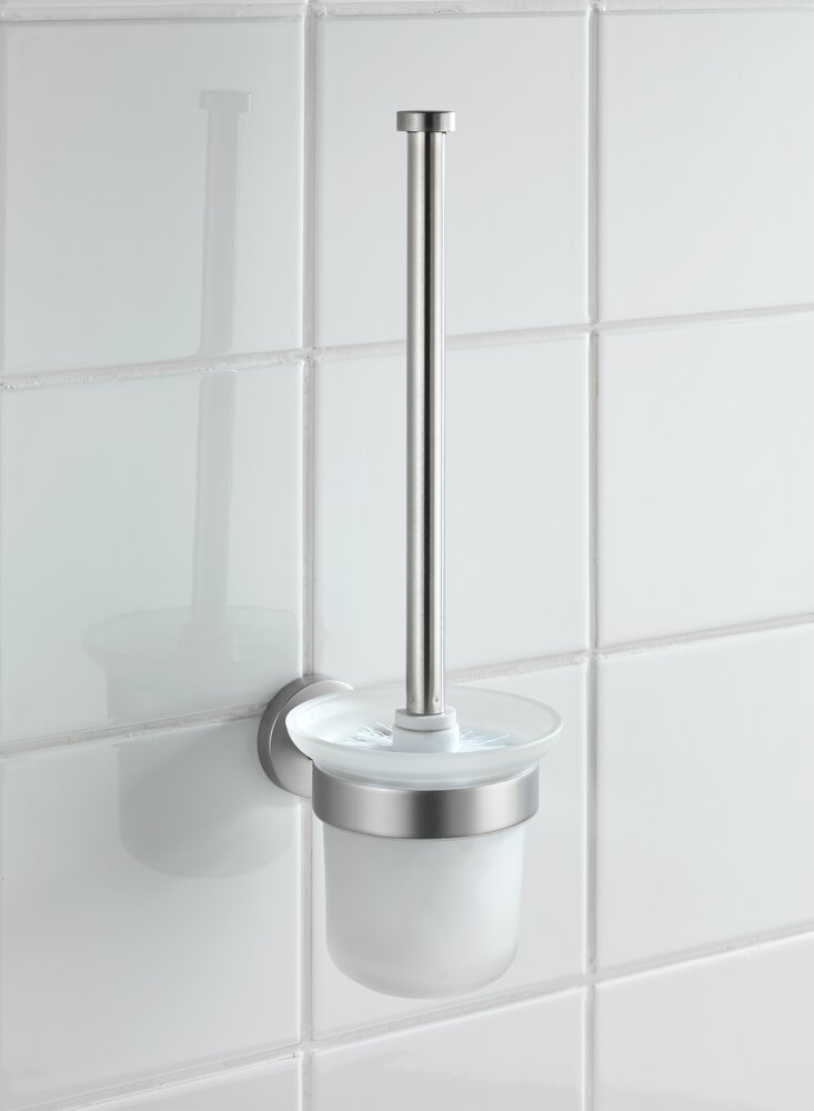 WC-Garnitur Mod. Bosio matt  Edelstahl rostfrei