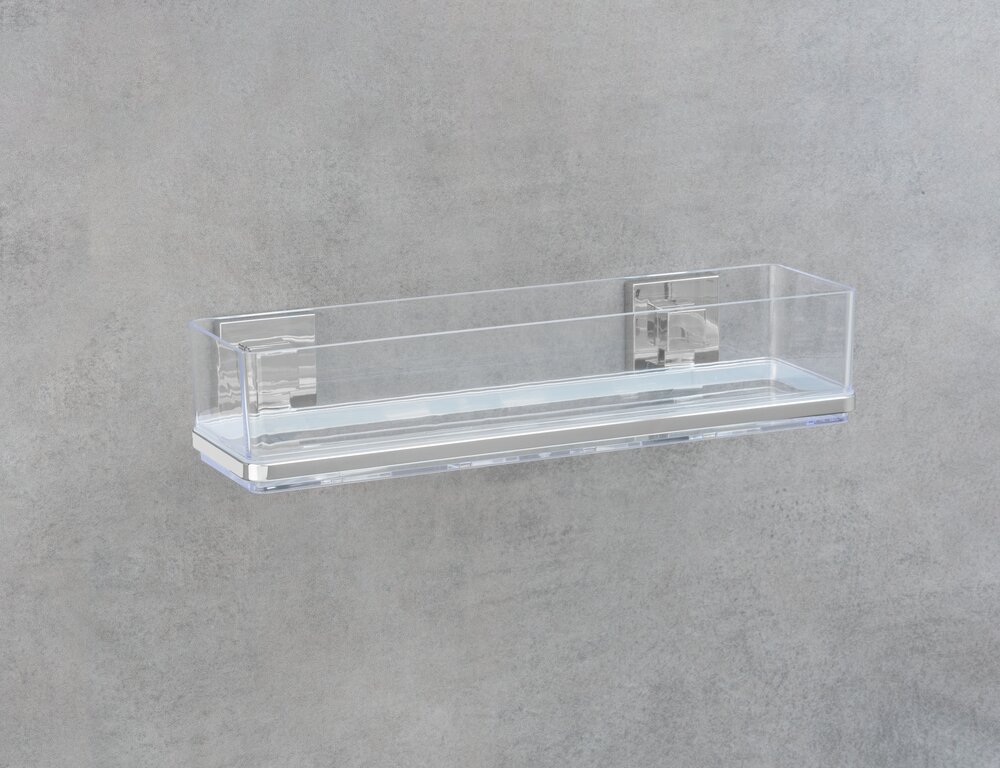 Vacuum-Loc® Edelstahl Maxiablage Mod. Quadro  Befestigen ohne bohren