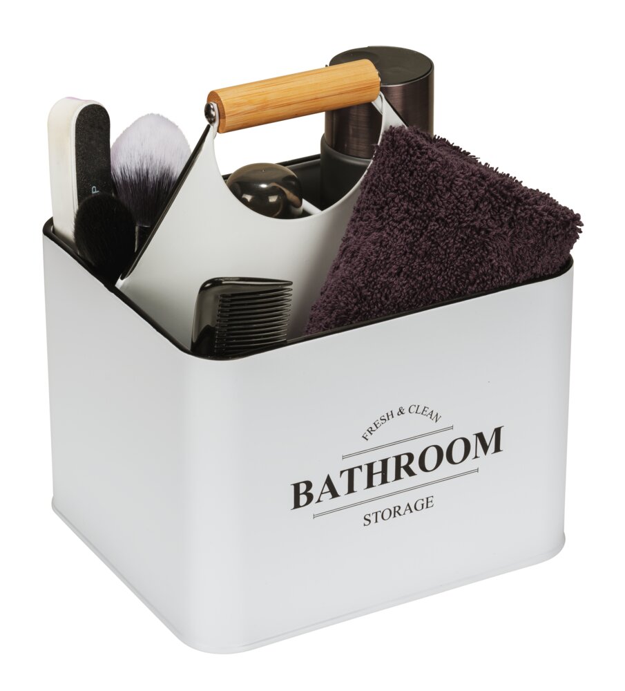 Badbox avec 4 compartiments Pali Blanc  en acier