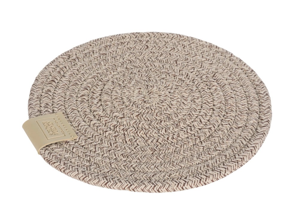 Topfuntersetzer Mod. SVEA 2er, beige, Kunststoff, Ø20x1 cm rutschfest und hitzebeständig Topfuntersetzer Mod. SVEA 2er, beige, Kunststoff, Ø20x1 cm rutschfest und hitzebeständig