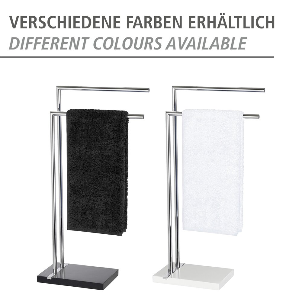 Handtuchständer Mod. Noble Black mit 2 Armen  Kleiderständer