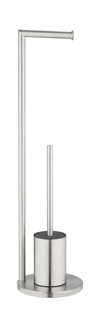Stand WC-Garnitur Mod. Ferla mit WC-Papierrollenhalter und WC-Bürste