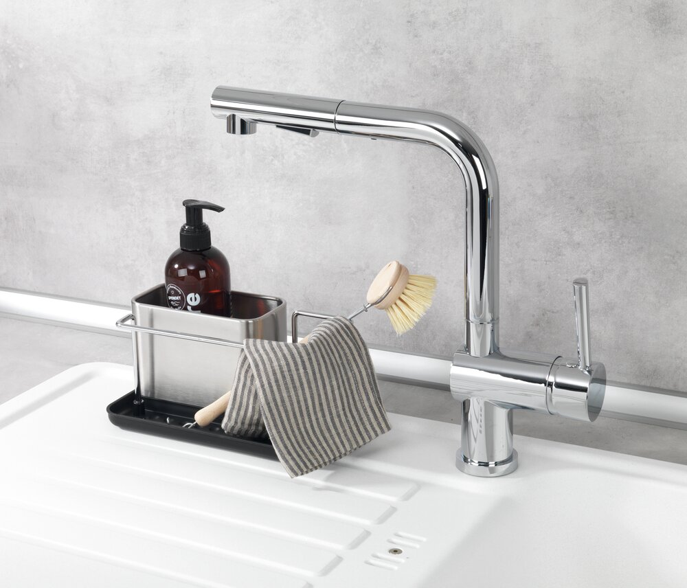 Organiseur pour évier en acier inoxydable Orio  Caddie pour évier, inoxydable