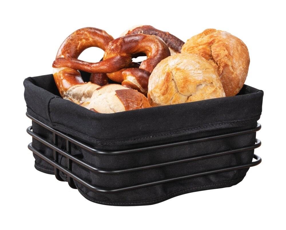 Brotkorb Premium Mod. Square mit herausnehmbarer, waschbarer Baumwolleinlage