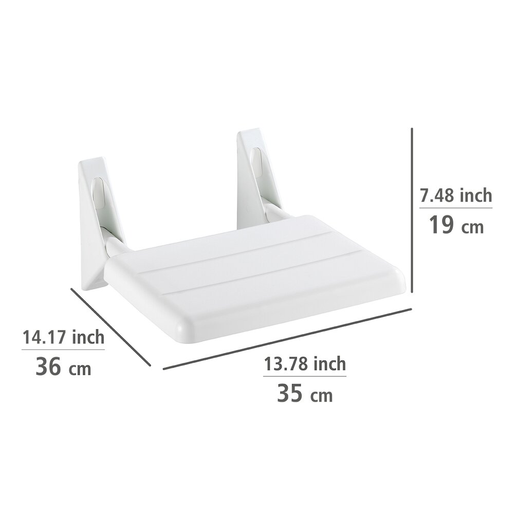Siège de douche repliable Secura  capacité de charge 120 kg