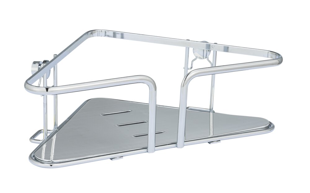 Étagère d'angle  Panier extra profond pour les flacons de shampooing et de gel douche