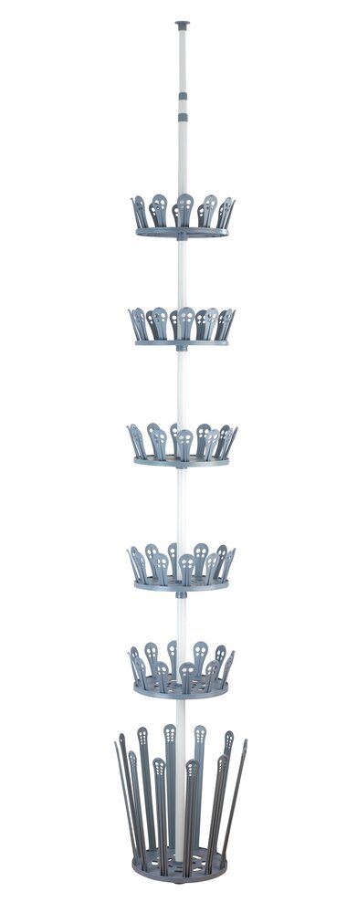 Teleskop-Schuhregal Mod. Achilles  für 30 Paar Schuhe und 6 Paar Stiefel