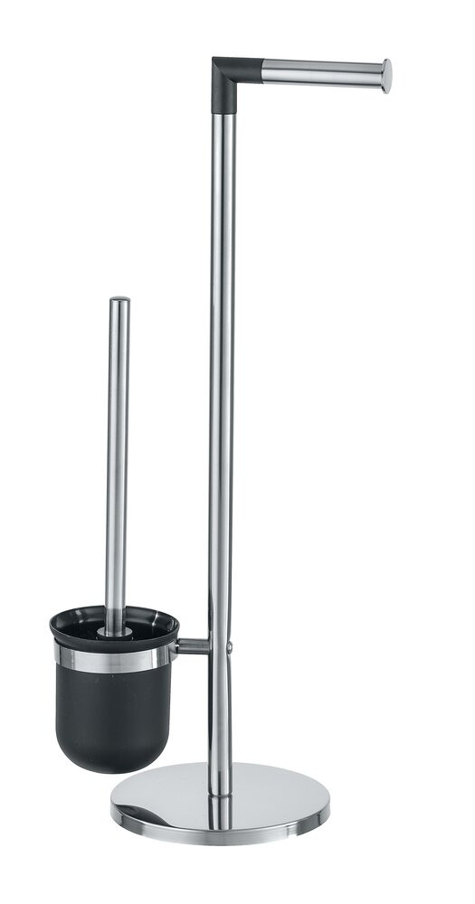 Parus vrijstaand closet in gepolijst roestvrij staal