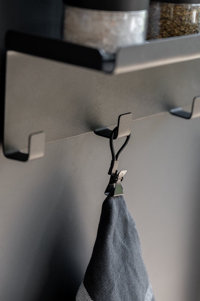 Klemm-Ösen, 4er Set  Clip aus stabilem Metall