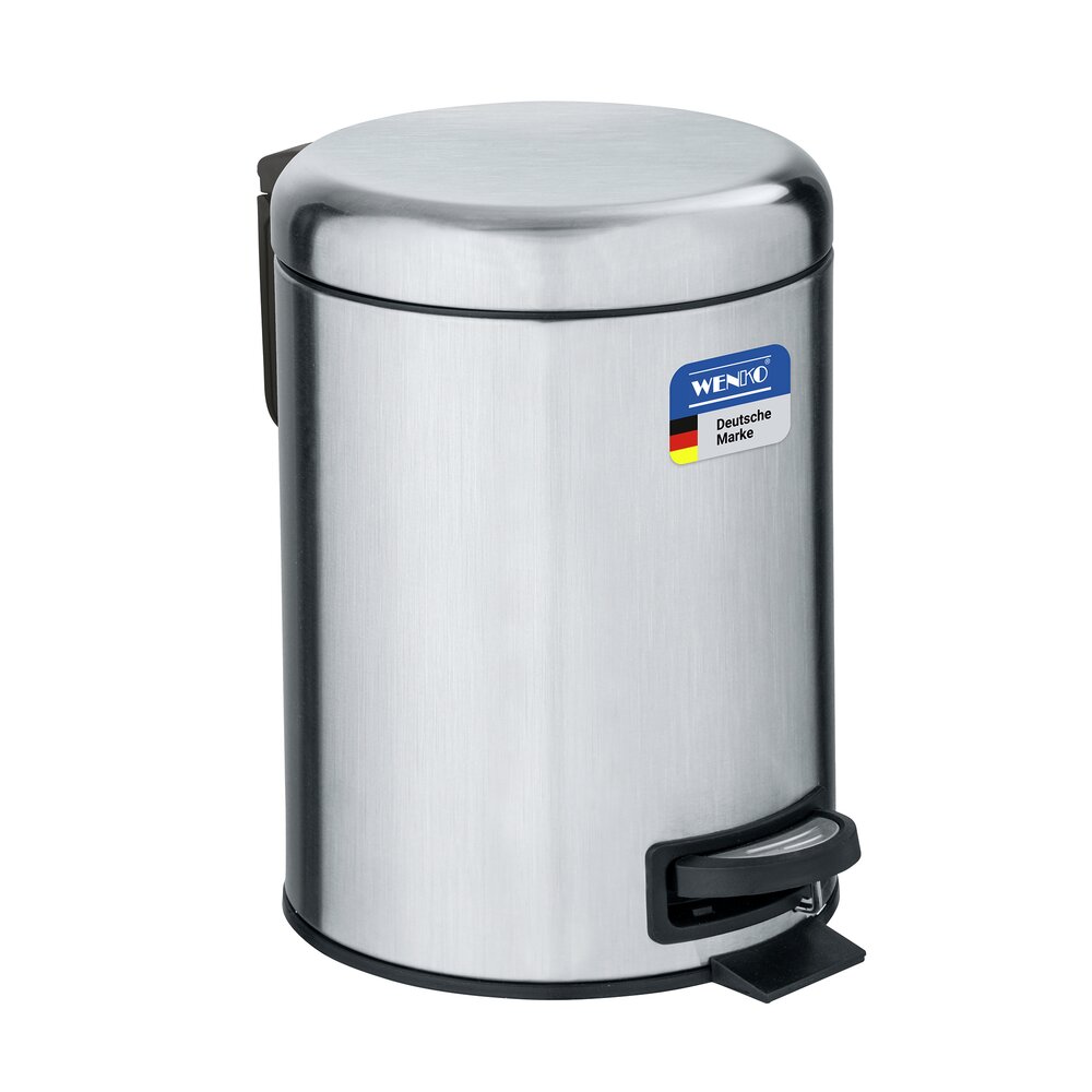 Treteimer Mod. Leman, Edelstahl matt 3 ltr.  Edelstahl, 3 Liter