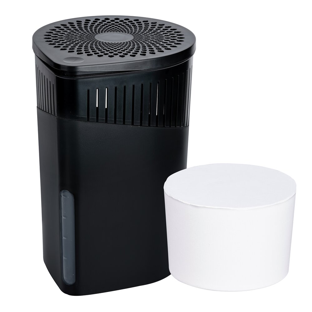 Déshumidificateur Mod. Drop Noir 1000 g  pour des pièces jusqu’à environ 80 m³