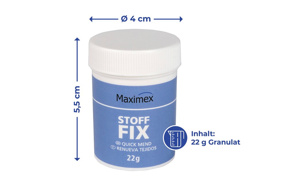 Stoff-Fix Pulver, 22 g  wasch- und reinigungsbeständig