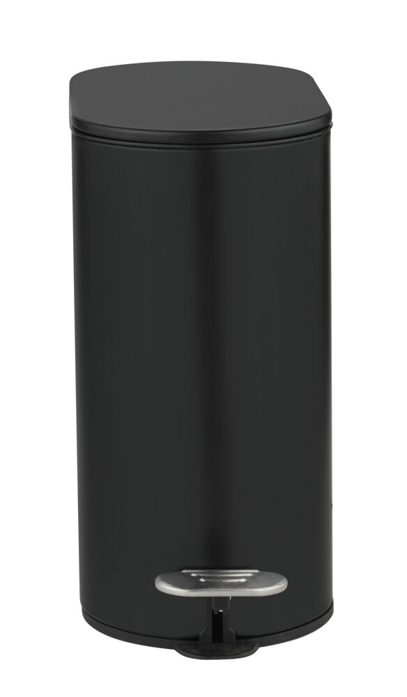 Pedaalemmer Mod. Collungo, 5L, zwart, metaal, 14x28.5x29.5 cm