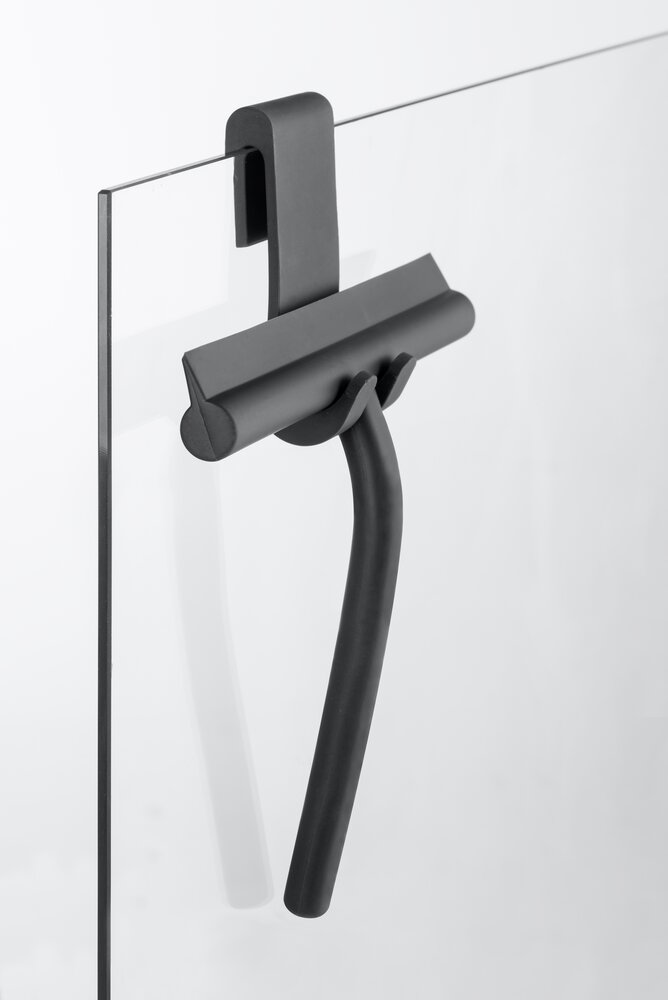 Siliconen douchewisser Mondine zwart