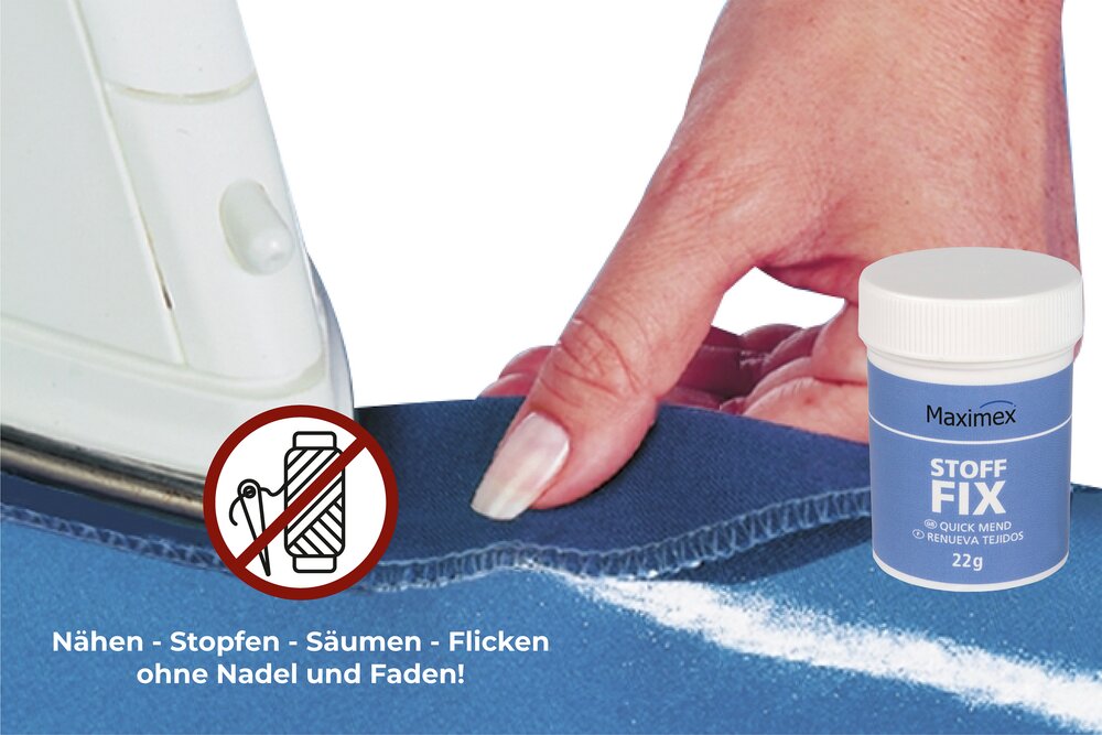 Stoff-Fix Pulver, 22 g  wasch- und reinigungsbeständig