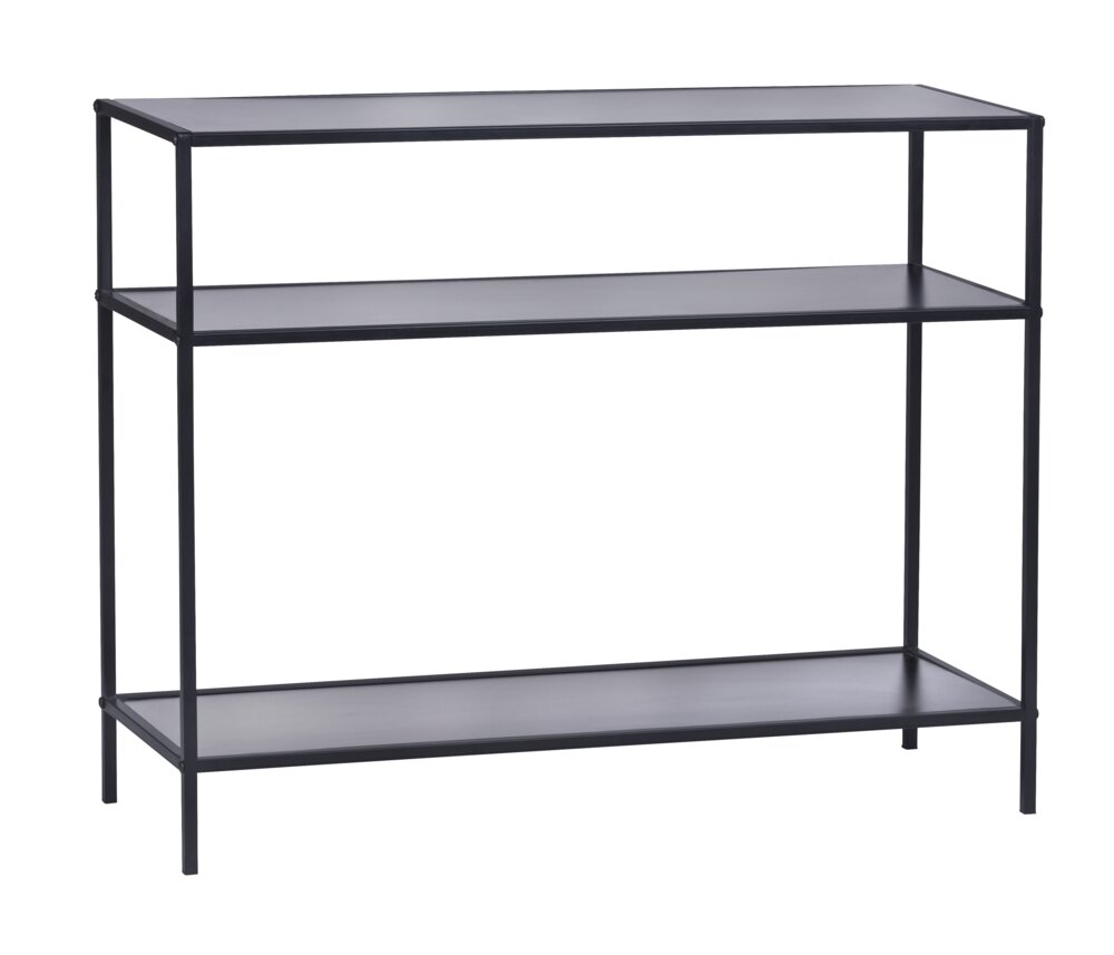 Konsolentisch Mod. Industrial  100 x 80 x 35 cm, 2 Böden