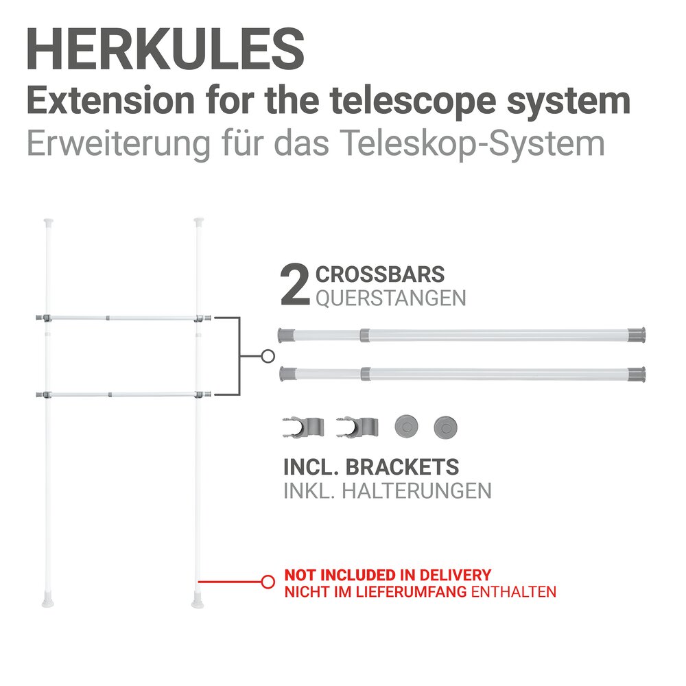 Kleiderstange Mod. Herkules  2er