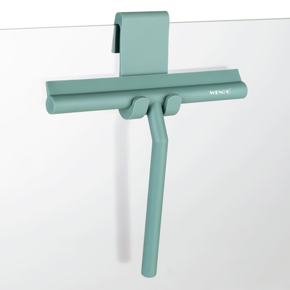 Raclette en silicone Mola Turquoise  en acier inoxydable avec revêtement en silicone