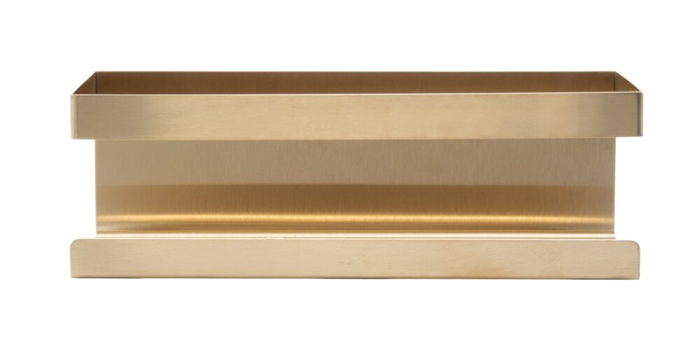 Wandablage Mod. MELETO Gold  aus Edelstahl