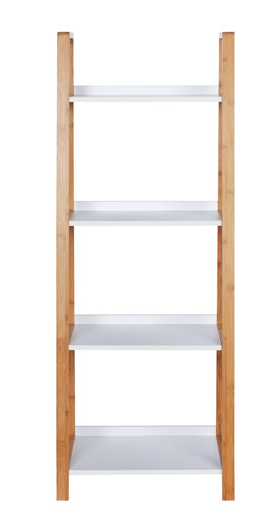 Étagère Finja, 4 niveaux  en bambou