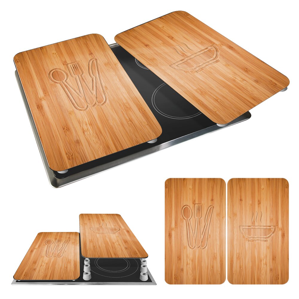 Plaque de Recouvrement Universelle Mod. Lunch, set de 2  pour tous les types de cuisinières