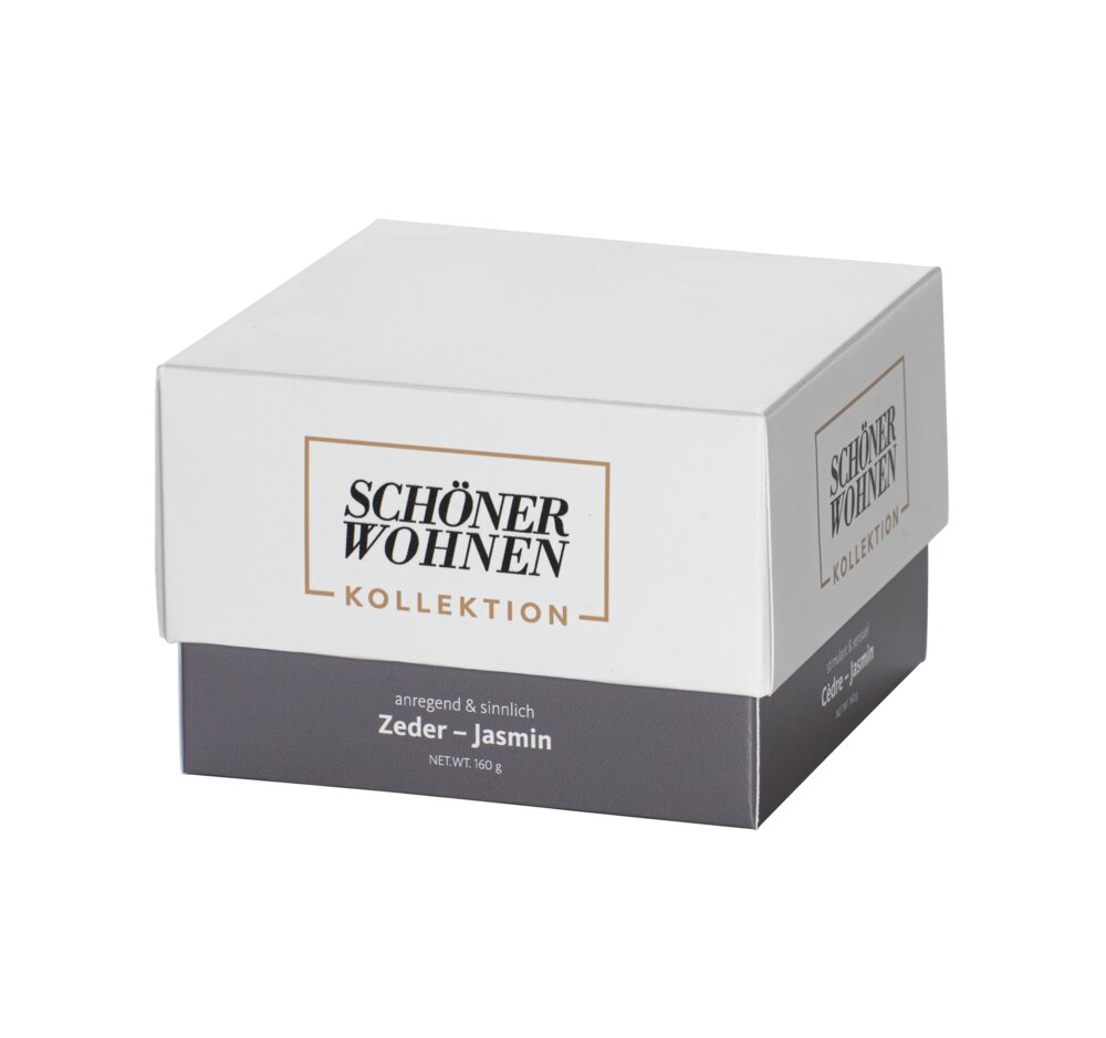 Collection SCHÖNER WOHNEN Bougie parfumée Mod. Cedar M  Durée de combustion 30 - 40 heures