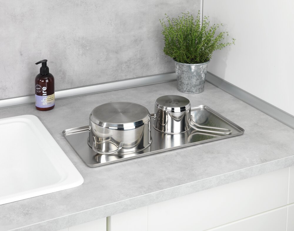 Égouttoir pour vaisselle Exclusif Duo  acier inox